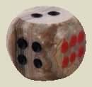 Игральная кость 40 мм (оникс)